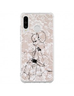 Coque Huawei P30 Lite Croquis Dentelle Femme Fashion Mode...