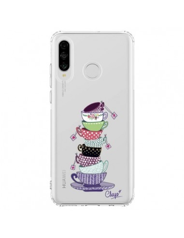 Coque Huawei P30 Lite Tasses de The Transparente - Chapo