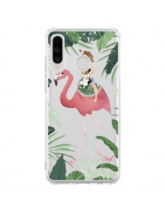 Coque Huawei P30 Lite Lolo Love Flamant Rose Chien...