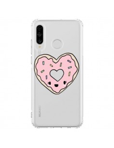 Coque Huawei P30 Lite Donuts Heart Coeur Rose...