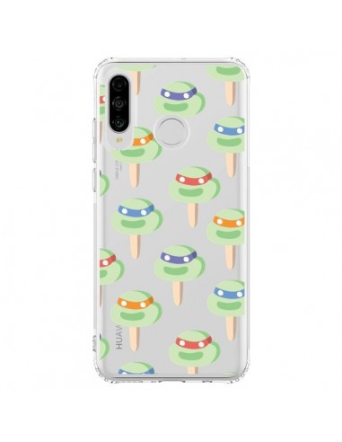 Coque Huawei P30 Lite Tortues Ninja Tortle Transparente - Claudia Ramos