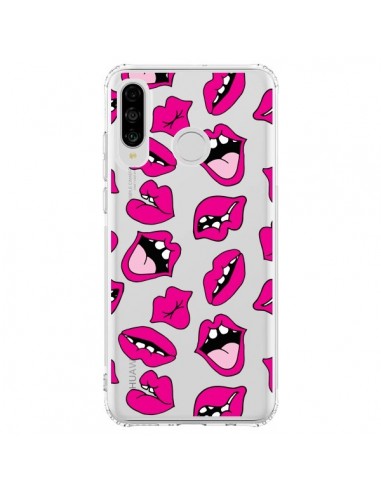 Coque Huawei P30 Lite Lèvres Lips Bouche Kiss Transparente - Claudia Ramos