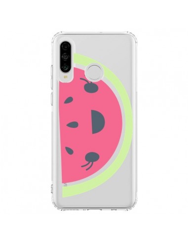 Coque Huawei P30 Lite Pasteque Watermelon Fruit Transparente - Claudia Ramos