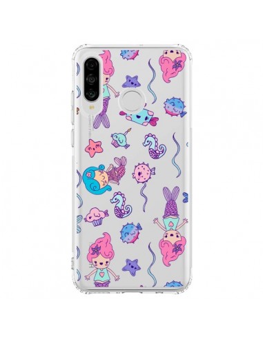 Coque Huawei P30 Lite Mermaid Petite Sirene Ocean Transparente - Claudia Ramos