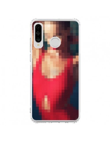 Coque Huawei P30 Lite Summer Girl Pixels - Danny Ivan