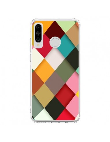 Coque Huawei P30 Lite Colorful Mosaique - Danny Ivan