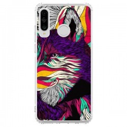 Coque Huawei P30 Lite Color Husky Chien Loup - Danny Ivan