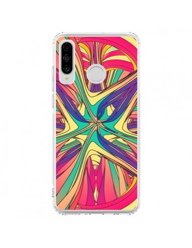 Coque Huawei P30 Lite Veins Veines Azteque Vagues - Danny Ivan