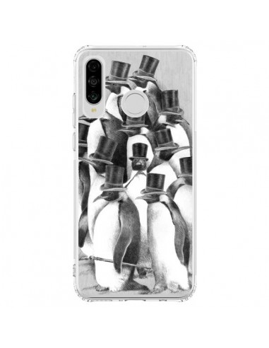 Coque Huawei P30 Lite Pingouins Gentlemen - Eric Fan