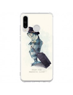 Coque Huawei P30 Lite The Pilot Fish Poisson Pilote -...