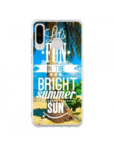 Coque Huawei P30 Lite Fun Summer Sun _té - Eleaxart