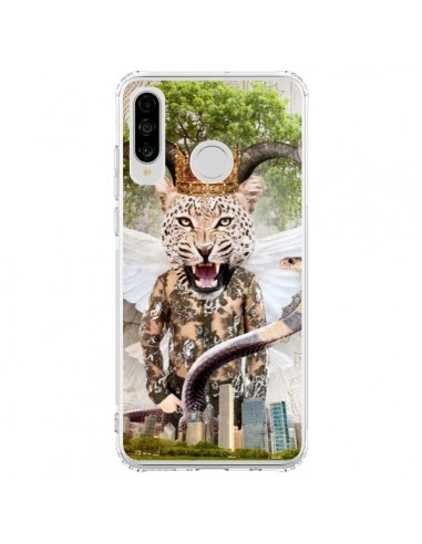 Coque Huawei P30 Lite Hear Me Roar Leopard - Eleaxart