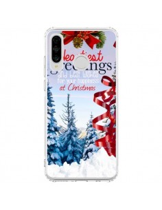 Coque Huawei P30 Lite Voeux Joyeux Noël - Eleaxart