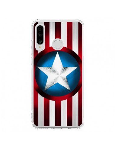 Coque Huawei P30 Lite Captain America Great Defender - Eleaxart