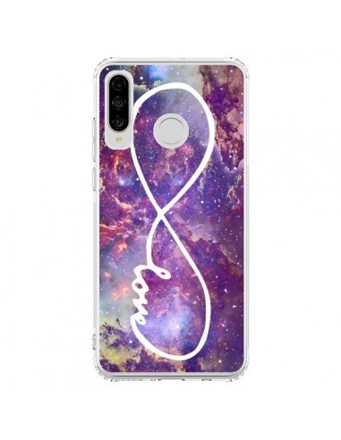 Coque Huawei P30 Lite Love Forever Infini Galaxy - Eleaxart