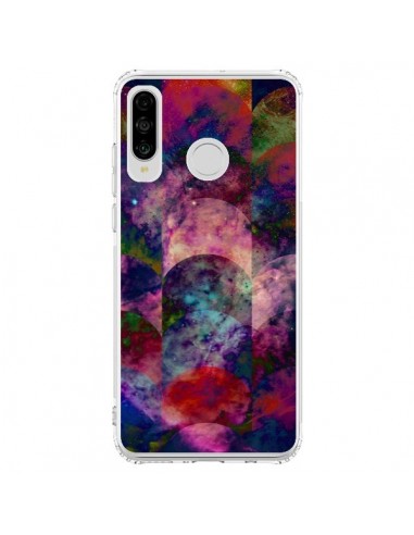 Coque Huawei P30 Lite Abstract Galaxy Azteque - Eleaxart