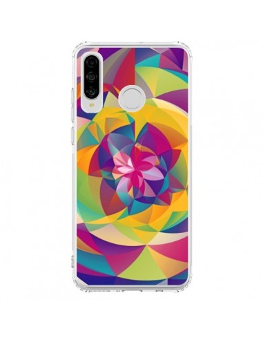 Coque Huawei P30 Lite Acid Blossom Fleur - Eleaxart