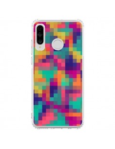 Coque Huawei P30 Lite Exotic Mosaic Pixels Azteque -...