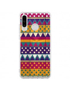Coque Huawei P30 Lite Mexican Triangle Aztec Azteque -...