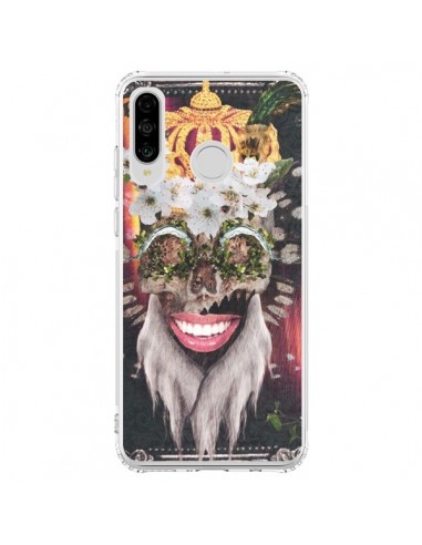 Coque Huawei P30 Lite My Best Costume Roi King Monkey Singe Couronne - Eleaxart