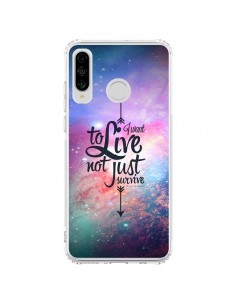 Coque Huawei P30 Lite I want to live Je veux vivre -...