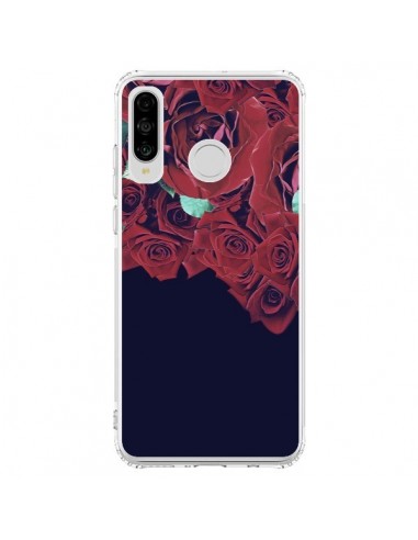 Coque Huawei P30 Lite Roses - Eleaxart