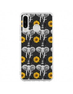 Coque Huawei P30 Lite Elephant Tournesol - Eleaxart
