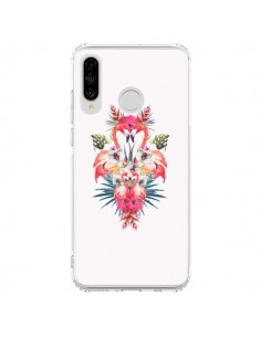 Coque Huawei P30 Lite Tropicales Flamingos Tropical...