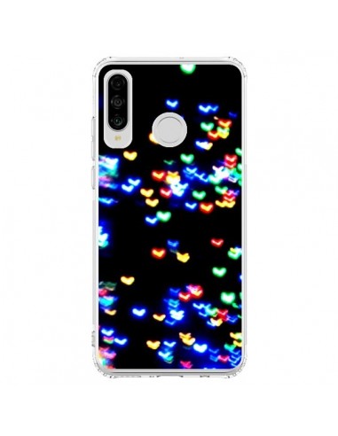 Coque Huawei P30 Lite Heart Coeurs Muticolores -  Léa Clément