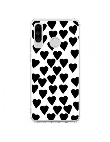 Coque Huawei P30 Lite Coeur Noir - Project M