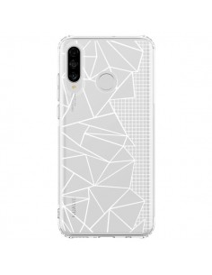 Coque Huawei P30 Lite Lignes Grilles Side Grid Abstract...