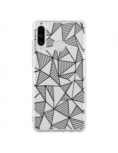 Coque Huawei P30 Lite Lignes Grilles Triangles Grid...