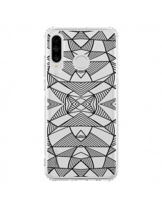 Coque Huawei P30 Lite Lignes Miroir Grilles Triangles...