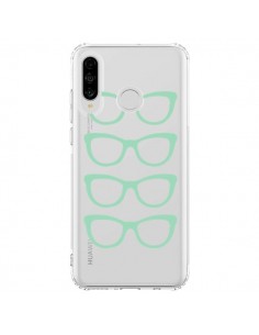 Coque Huawei P30 Lite Sunglasses Lunettes Soleil Mint...