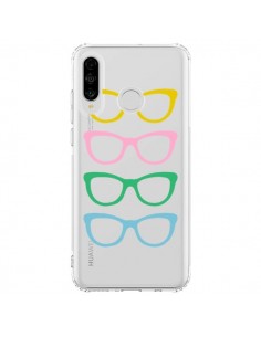 Coque Huawei P30 Lite Sunglasses Lunettes Soleil Couleur...