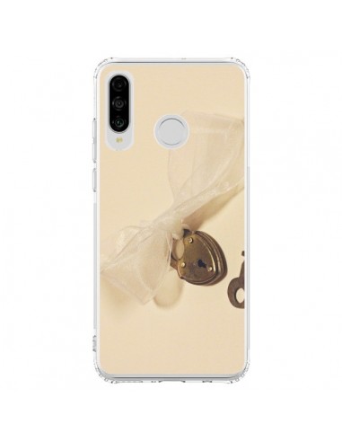 Coque Huawei P30 Lite Key to my heart Clef Amour - Irene Sneddon