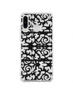 Coque Huawei P30 Lite Abstrait Noir et Blanc - Irene Sneddon
