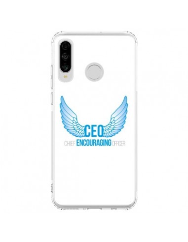 Coque Huawei P30 Lite CEO Chief Encouraging Officer Bleu - Shop Gasoline