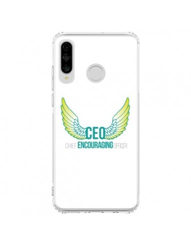 Coque Huawei P30 Lite CEO Chief Encouraging Officer Vert - Shop Gasoline