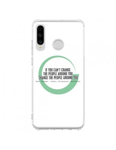 Coque Huawei P30 Lite Peter Shankman, Changing People - Shop Gasoline