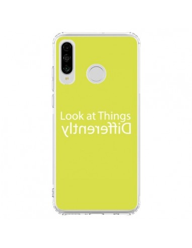 Coque Huawei P30 Lite Look at Different Things Yellow - Shop Gasoline
