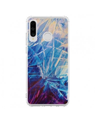 Coque Huawei P30 Lite Fleurs Violettes françaises - Ebi Emporium