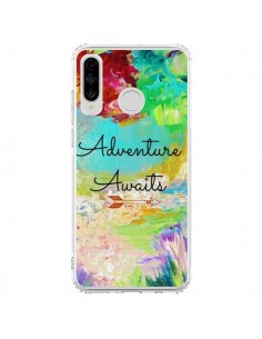 Coque Huawei P30 Lite Adventure Awaits Fleurs - Ebi Emporium