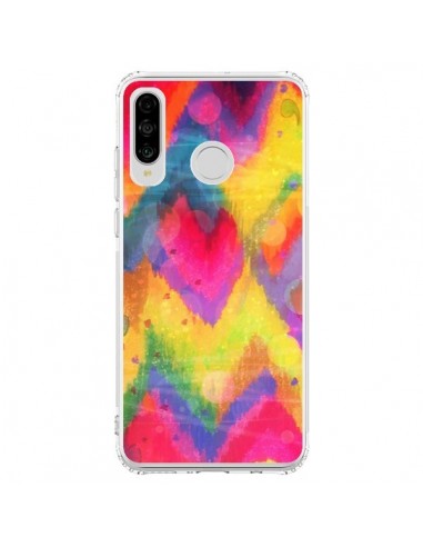 Coque Huawei P30 Lite Coeur Tribal - Ebi Emporium