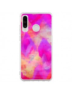 Coque Huawei P30 Lite Coeur Tribal Rose - Ebi Emporium