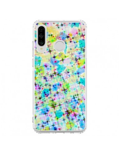 Coque Huawei P30 Lite Stars Etoiles Bleues - Ebi Emporium