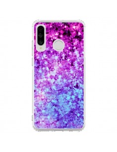 Coque Huawei P30 Lite Radiant Orchid Galaxy Paillettes -...