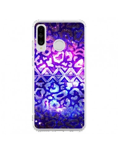 Coque Huawei P30 Lite Tribal Leopard Galaxy - Ebi Emporium