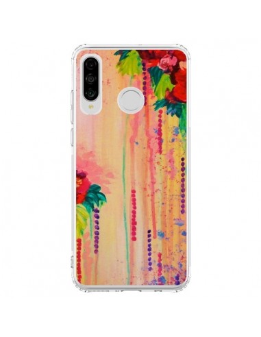 Coque Huawei P30 Lite Strawberry Confetti Flowers - Ebi Emporium