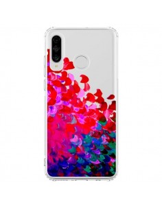 Coque Huawei P30 Lite Creation in Color Pink Rose...